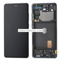 OLED Дисплей с черна рамка за Samsung Galaxy S20 FE / G780, G781, SM-G780F, SM-G781 